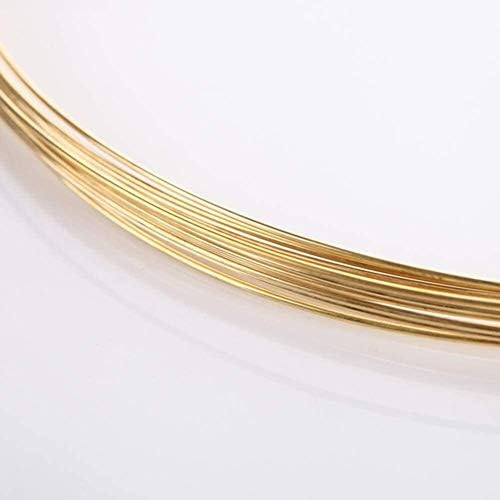Merlin tržištu bakra Wire mesing žice 10m / 32. 8ft gola bakrena puna linija H62 Cu metalna žica za perle za DIY zanat, prečnik 1,5 mm