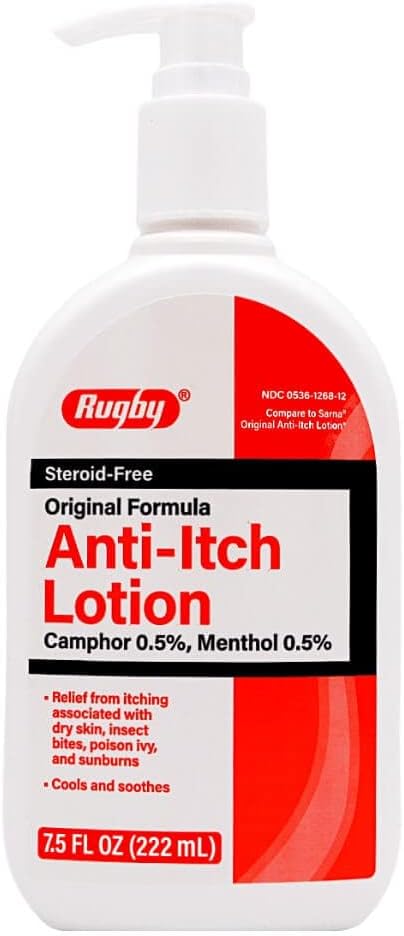 Ragbi originalni steroidni suvi suhi kožni ubod otrova ivy opekotina za sunčanje Anti-itch losion camphor