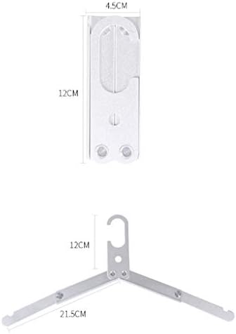 CZDYUF prijenosni vješalica za vješalice za odjeću od aluminijske legure multifunkcionalno sklopiva vješalica