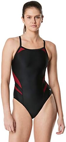 Speedo ženski kupaći kostim jedan komad Powerflex Flyback Solid Odraze za odrasle boje
