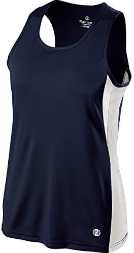 Holloway Sportska odjeća Ženska vertikalna singlet l True Mornary / Bijela / Bijela