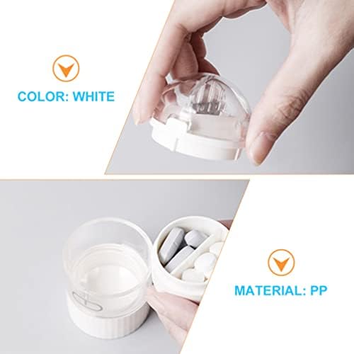 Doitool Mini kontejneri rezač pilula drobilica pilula razdjelnik pilula kutija za brusilicu