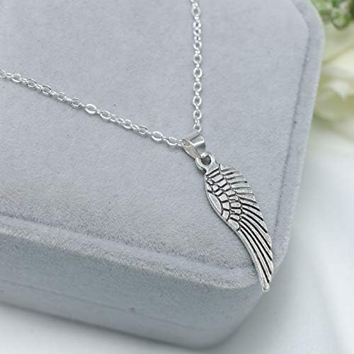 Larancie slojevita ogrlica Angel Wing privjesak ogrlica srebrni vještački dijamant višeslojni