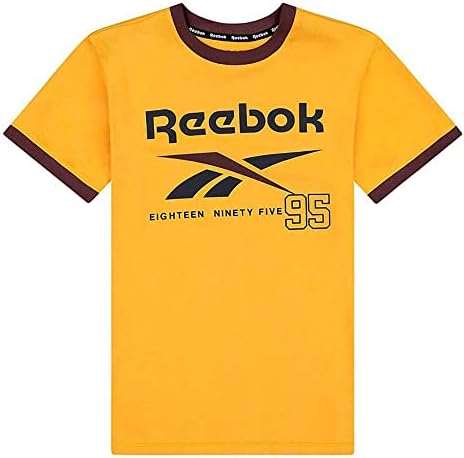 Reebok Boys ' Classic Kratki Rukav Logo Crewneck T-Shirt