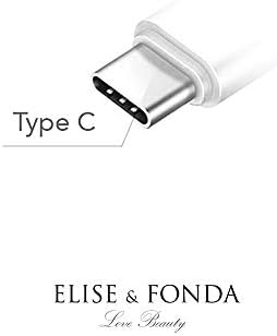 ELISE & amp; FONDA TP184 Type-C USB Port za punjenje Crystal Anti Dust Plug privjesak za pahuljice privjesak