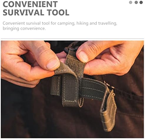 Inoomp Camping Pribor za prenoseći rukavica 3pcs rukavica za kopče Key prsten za prsten Multi-rukave kuke