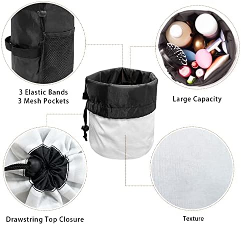 Babrukda Blue Mork PARKS kozmetički torba za šminke za šminku Prijenosni toaletni torba Travel Make up