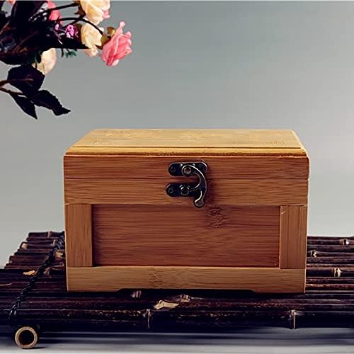 Seewoode AG205 Vintage Bamboo Craft Nakit Organizer sa drvenim drvenim nakitama za skladištenje kutija za sakupljanje poklon kutija Poklon kutije