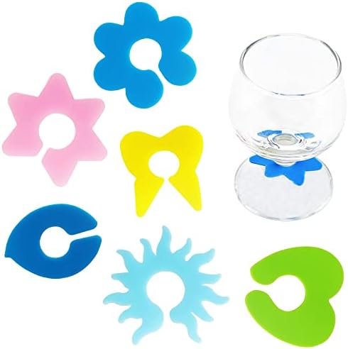 Marker za piće yyangz 6psc glass Cup Wine Glass boca Trakasti markeri, markeri za silikonsko staklo za
