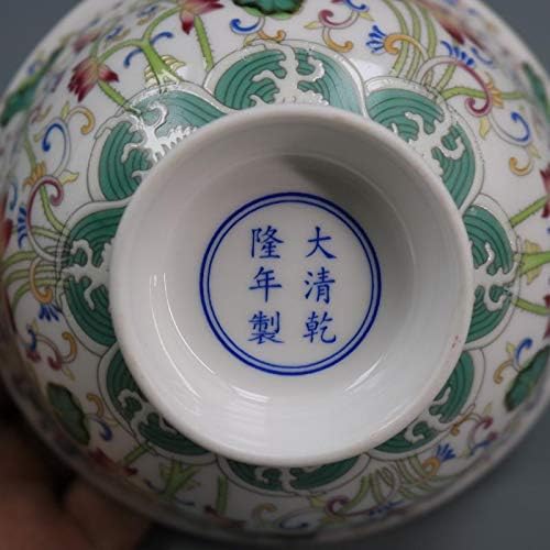 Kineska Qing Qianlong Regied Rose Porcelanski lutus Cvjetni dizajn