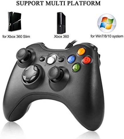 Game Controller for Xbox 360-USB Gamepad for Microsoft Xbox 360 & Slim/PC Windows 7 8 10-ergonomski i ramena dugmad USB Gamepad-idealno za sve Gaming sesije na Xbox i PC