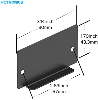 Uctronics prazan poklopac za kompletan krajnji nosač za stalak za maline PI, 2 pakovanje