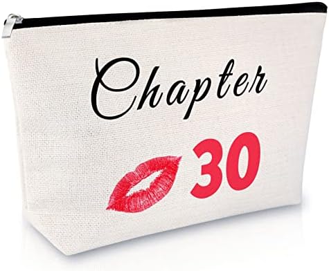 Sfodiary 30th Birthday Gifts for Women makeup Bag Funny 30 Year old Birthday Gift Friendship Gift for