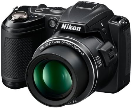 Nikon COOLPIX L120 digitalna kamera od 14,1 MP sa širokougaonim optičkim zumom od 21x NIKKOR i LCD-om od 3