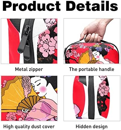 Make up torba, kozmetička torba, vodootporni organi organizator šminke, japanska djevojka cvijet sakura
