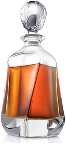 YJALBB Crystal Decanter Whisky Decanter Whisky Glass Decanter, 700ml Crystal Decanter Whisky