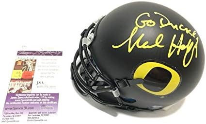 Mark Helfrich Potpisao Oregon Ducks Mini Kaciga Go Ducks! JSA Coa-autograme koledž Mini kacige