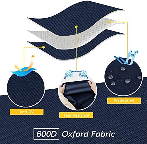 RYB HOME 13 FT pokrivač Tende-otporna na vodu 600D torba za odlaganje od oksfordske tkanine za teške uslove