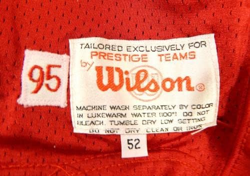 1995 San Francisco 49ers Steve Wallace 74 Igra Polovna Crvena dresa 52 DP26903 - Neintred NFL igra rabljeni