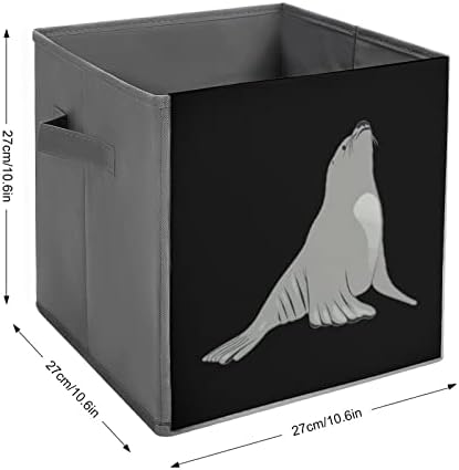 Morski lav životinjski sastavljanje kockica za skladištenje kockica Organizator Trendy tkanine kutije
