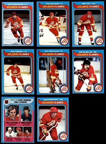 1979-80 TOPPS Calgary Flames u blizini Team Set Atlanta Flames Ex / MT plamen