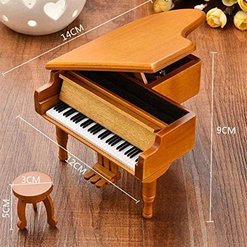 Alremo Huangxing - drvena klavirska muzička kutija Stil 18 tone Big Day Glazba Box Music Box