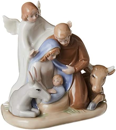 Cosmos pokloni 10520 Mini Sveta porodica sa anđeoskom figurinom, 3-3 / 4-inčni