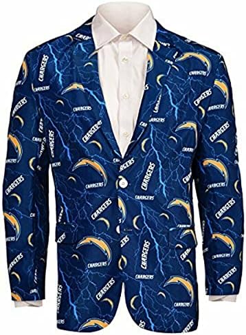 Foco NFL muški punjači Los Angeles Shinesty Ponovna ružna poslovna jakna