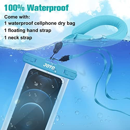 Joto 4 Pack Universal Vodootporni paket kućišta sa 1 univerzalnom vodootpornom torbicom + 1 plutajući ručni remen za kameru