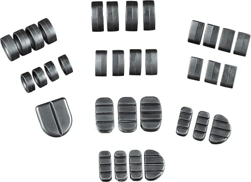 Kuryakyn 8081 Komponente nogu motocikala: Zamjenski gumeni jastučići za pad papučice ISO kočnice, crni