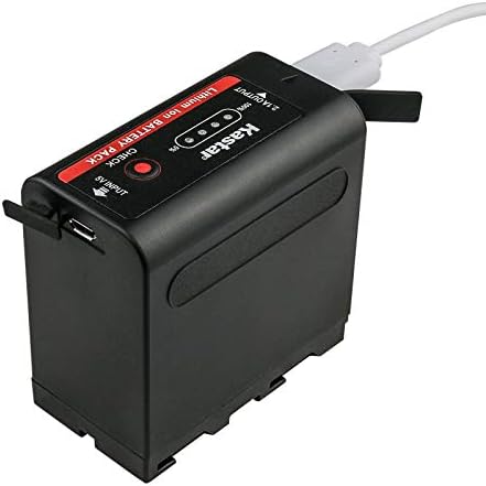 Kastar 1-Pack NP-F980exp baterija i LTD2 USB punjač kompatibilan sa FDR-AX1 PXW-Z100 PXW-Z150 CCD-RV100 CCD-RV200