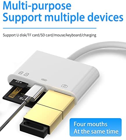 SD čitač kartica za iPhone munja na USB mikro TF punjač kabel Dongle AccessOrieOTG adapter za Apple 14 13 12 11