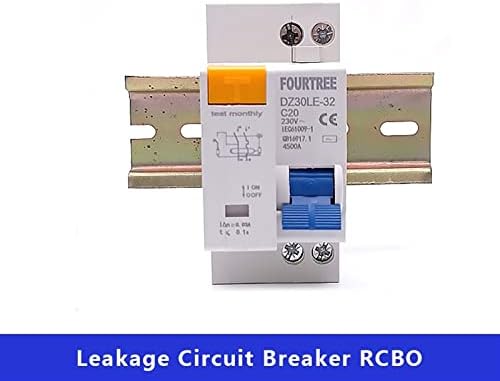 1kom Dpnl DZ30L 230V 1p+N prekidač preostale struje sa zaštitom od preko i kratkog curenja RCBO MCB