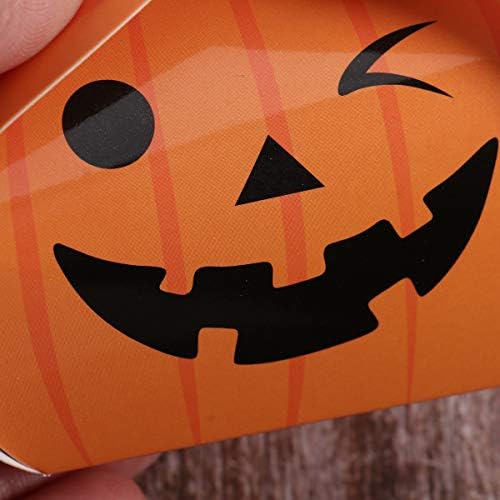 Aboofan 10pcs Prijenosni Halloween Candy kutije za keksere Bundek uzorak papir Candy Compretejner