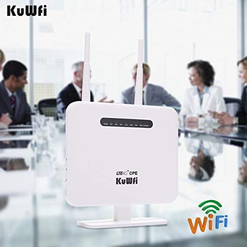 KuWFi 4G LTE ruter sa SIM karticom otključan bežični 4G ruter WiFi Hotspot podrška LTE FDD B2/B4/B5/B12