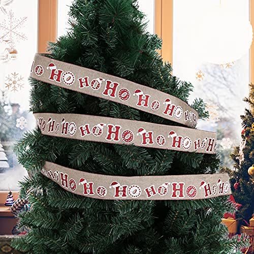 Loinhgeo Božićne vrpce Xmas Dekoracija stabla Imitacija posteljina pakiranja užadi za zabavu Novogodišnji