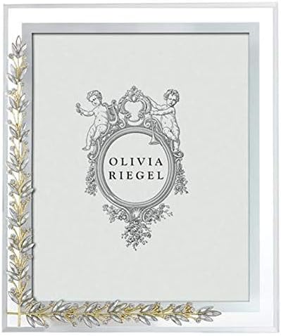 Olivia Riegel Gold and Silver Laurel kristalni okvir