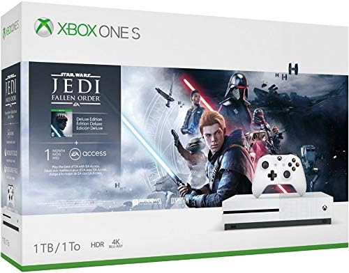 Xbox One S Star Wars Jedi: Pali nalog, Xbox One S 1TB konzola W / 4K Blu-ray player, bežični kontroler,
