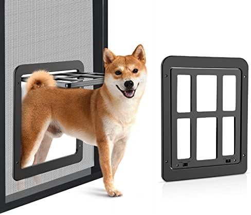 Ownpets vrata za pseće zaslone, unutarnji poklopac vrata 11x13 inča zaključana vrata za kućne ljubimce magnetno