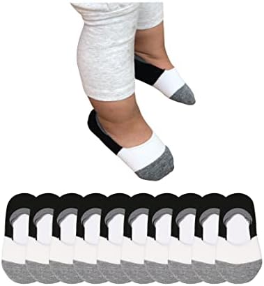 VWU Toddler Čarape Nema prikazivanja Djeca Baby Tanke pamučne čarape protiv klizanja Boja različita 1-8t
