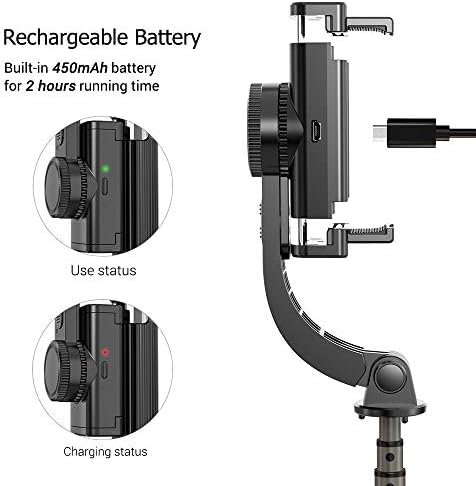 XIXIAN 3 u 1 Telefon Gimbal stabilizator Selfie Stick tr 86cm 5-sekcija sa daljinskim zatvaračem Telefon Clamp