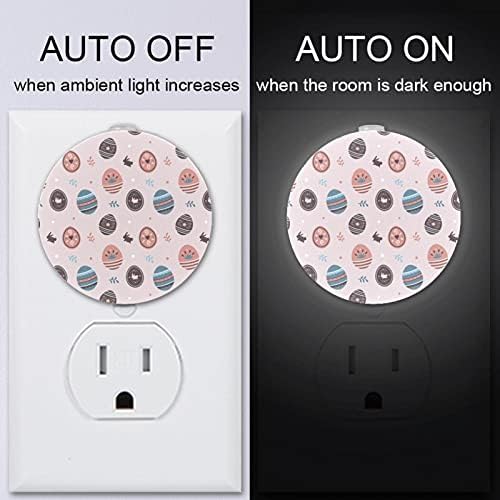 Meka Bijela LED Plug in sleep Nightlight idealna za dječiji hodnik dječija soba kuhinja 2 Pakovanje senzor od