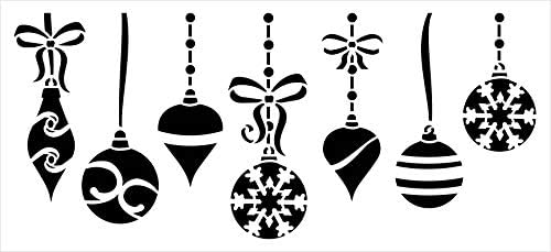 Viseći Božić Ornament Stencil by StudioR12 / DIY elegantan zimski odmor Home Decor | zanat &