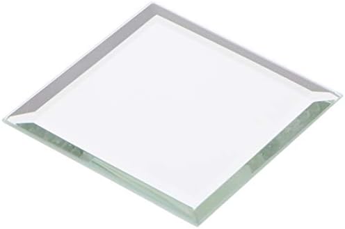 Plymor kvadrat 3mm Zakošeno stakleno ogledalo, 2,5 inča x 2,5 inča