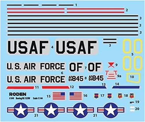 Rhoden RE14349 1/144 američkog Ratnog vazduhoplovstva Boeing RC-135v / W zajednički sakupljač informacija