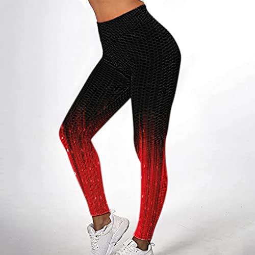 Labave pantalone za jogu za žene ženske yoga Sport helanke pantalone za štampanje Bubble Hip