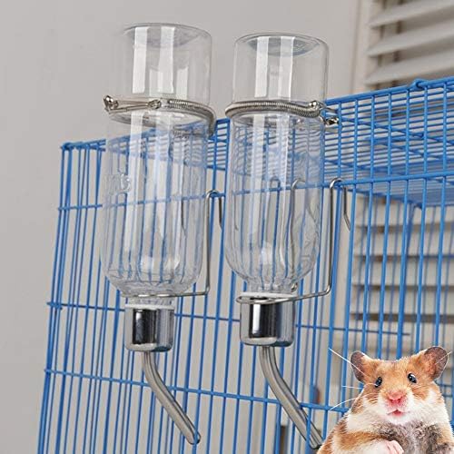 Delight eShop 350ml boca za vodu za kućne ljubimce za piće dozator za zečeve za hrčke cilindrična hranilica