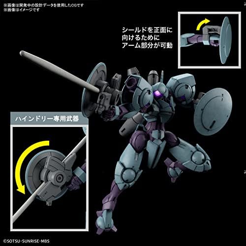 BANDAI SPIRITS Hg Mobilno odijelo Gundam: Witch of Mercury Hindley 1/144 skala boja kodirana plastični