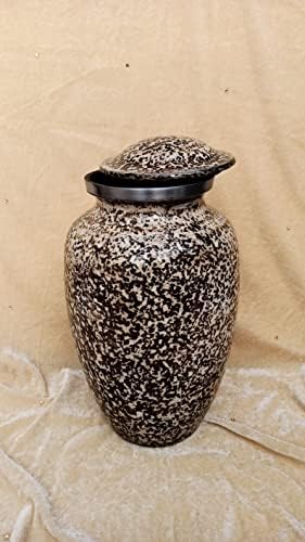 Nevjerojatne rukotvorine Lijepa teksturna kremacija urn, urna za pepeo, ručno oslikana kremacija
