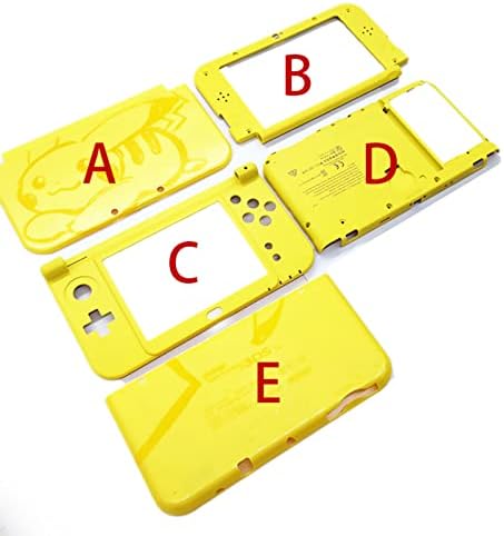 Novo za New3ds XL case Shell 5 kom žuta zamjena, za Nintendo New 3DS XL ll New3DSXL ručna konzola
